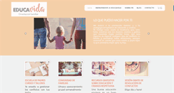 Desktop Screenshot of educavida.com